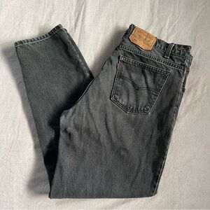 Vintage Levi’s 550 Black Denim Jeans Size:38 100% cotton made in USA